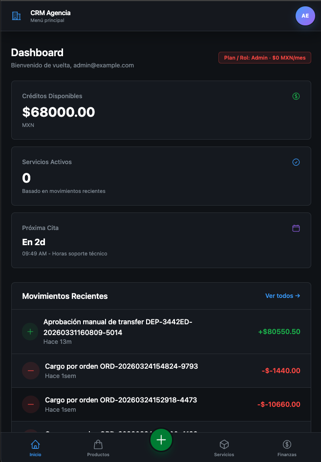 Mobile App View